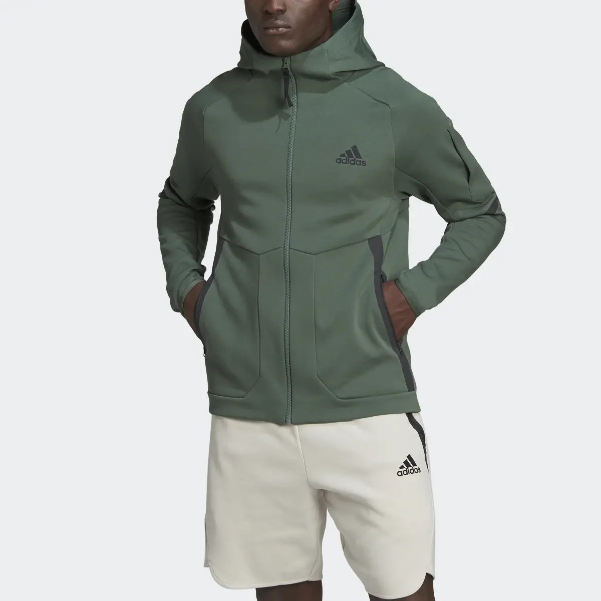 Adidas Giacca Designed for Gameday Full-Zip. 1