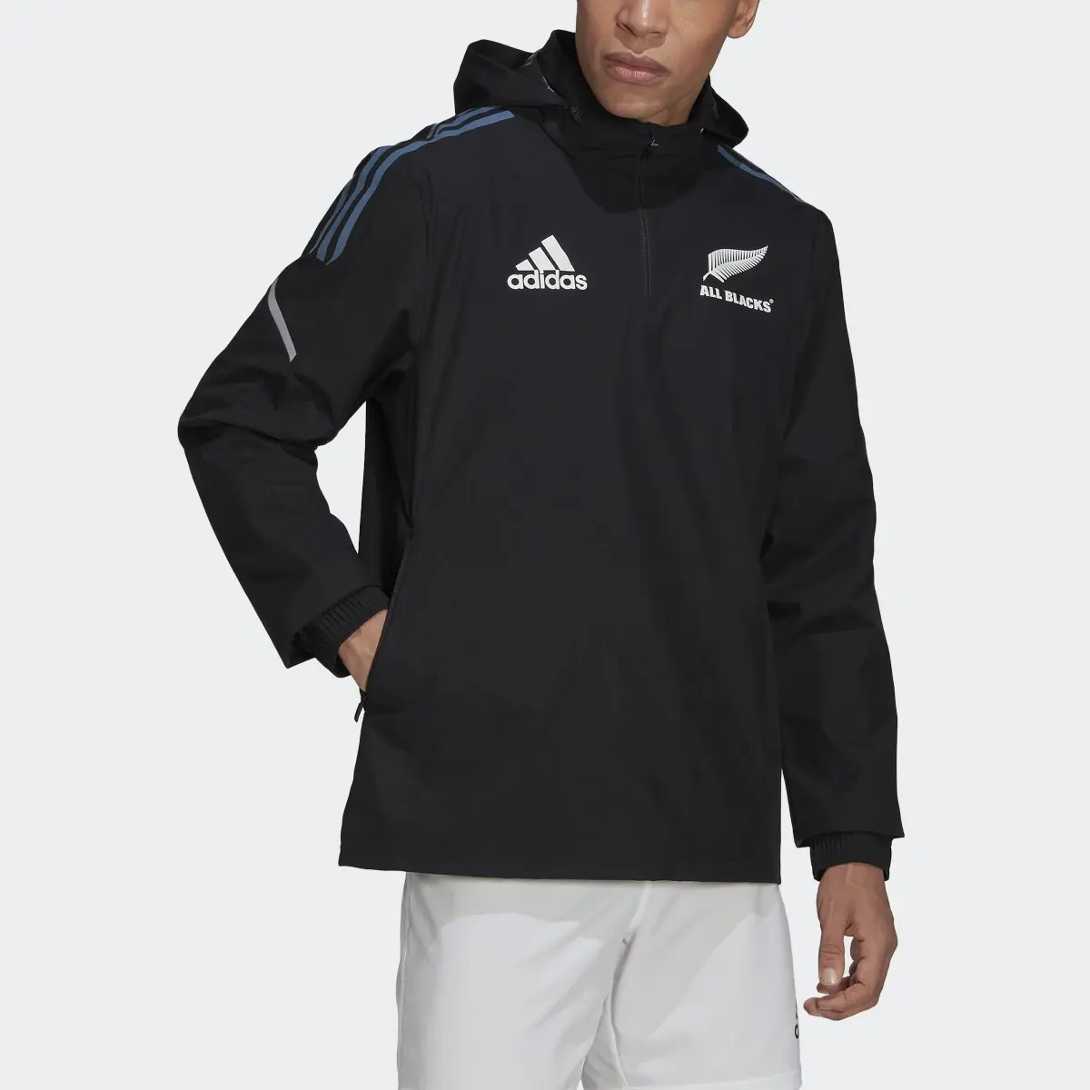 Adidas Corta-vento de Rugby dos All Blacks. 1