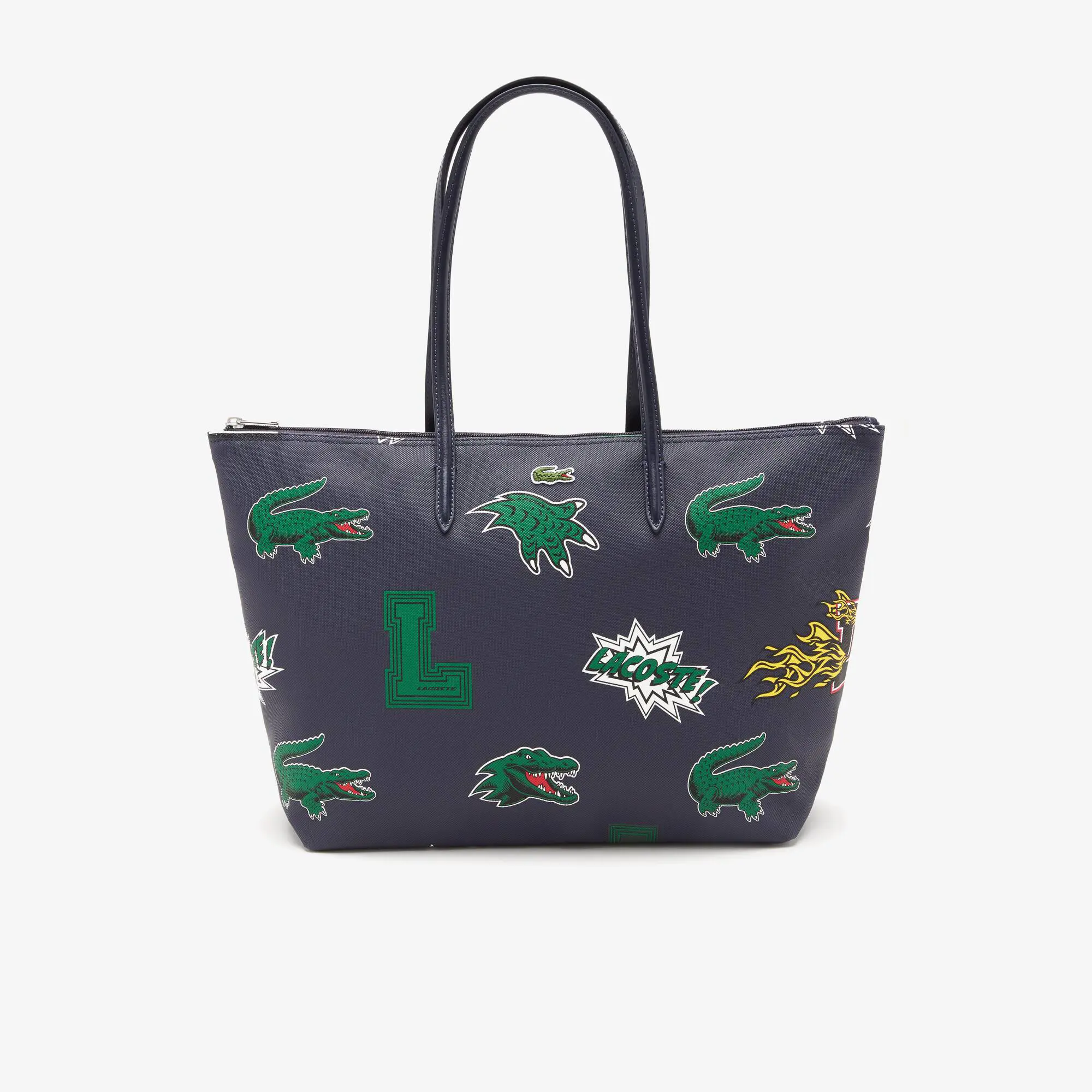 Lacoste Shopping Bag con Estampado Comic Lacoste Holiday para Mujer. 2