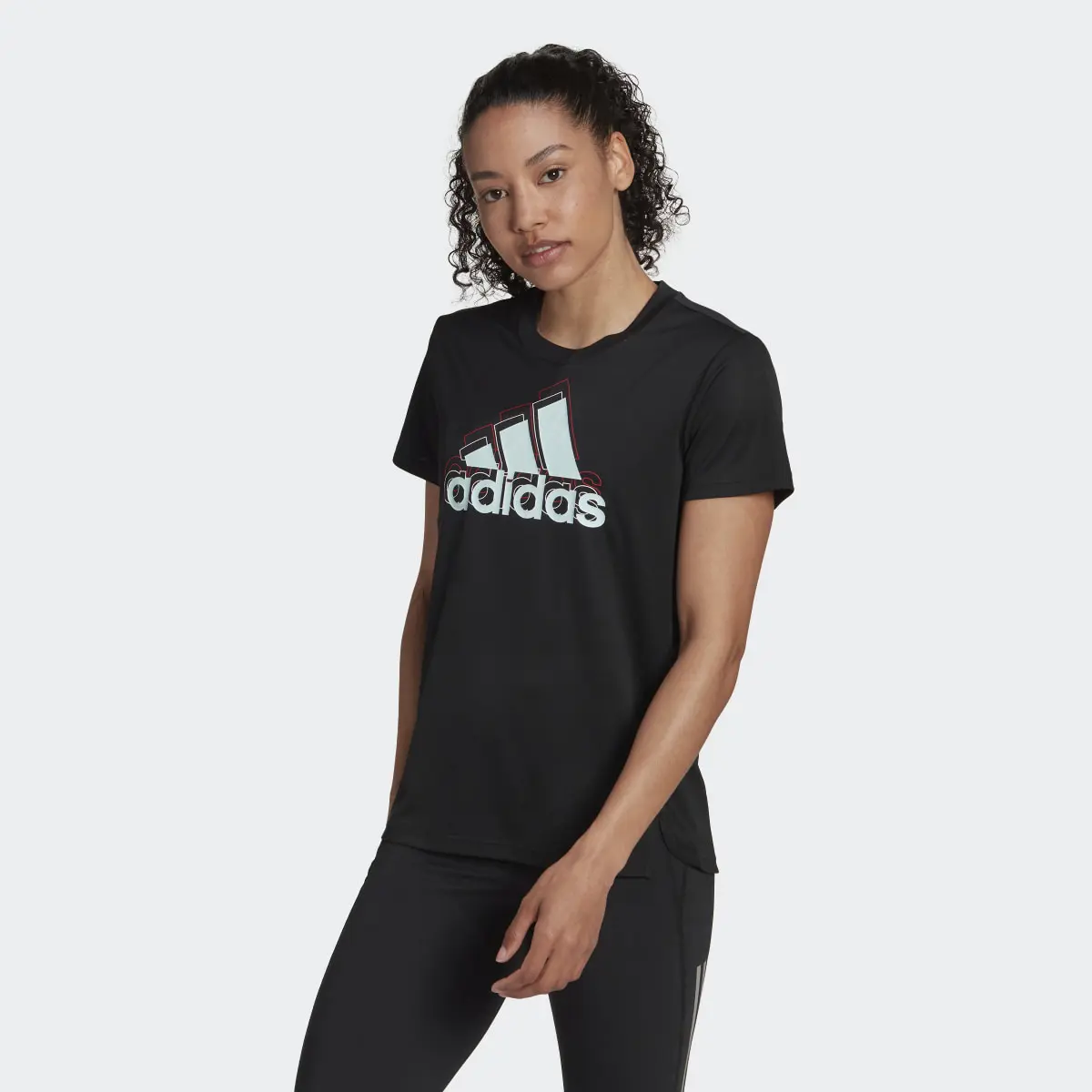 Adidas Playera 3 Franjas Sport Brand Love. 2