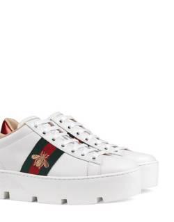 Women's Ace embroidered platform sneaker