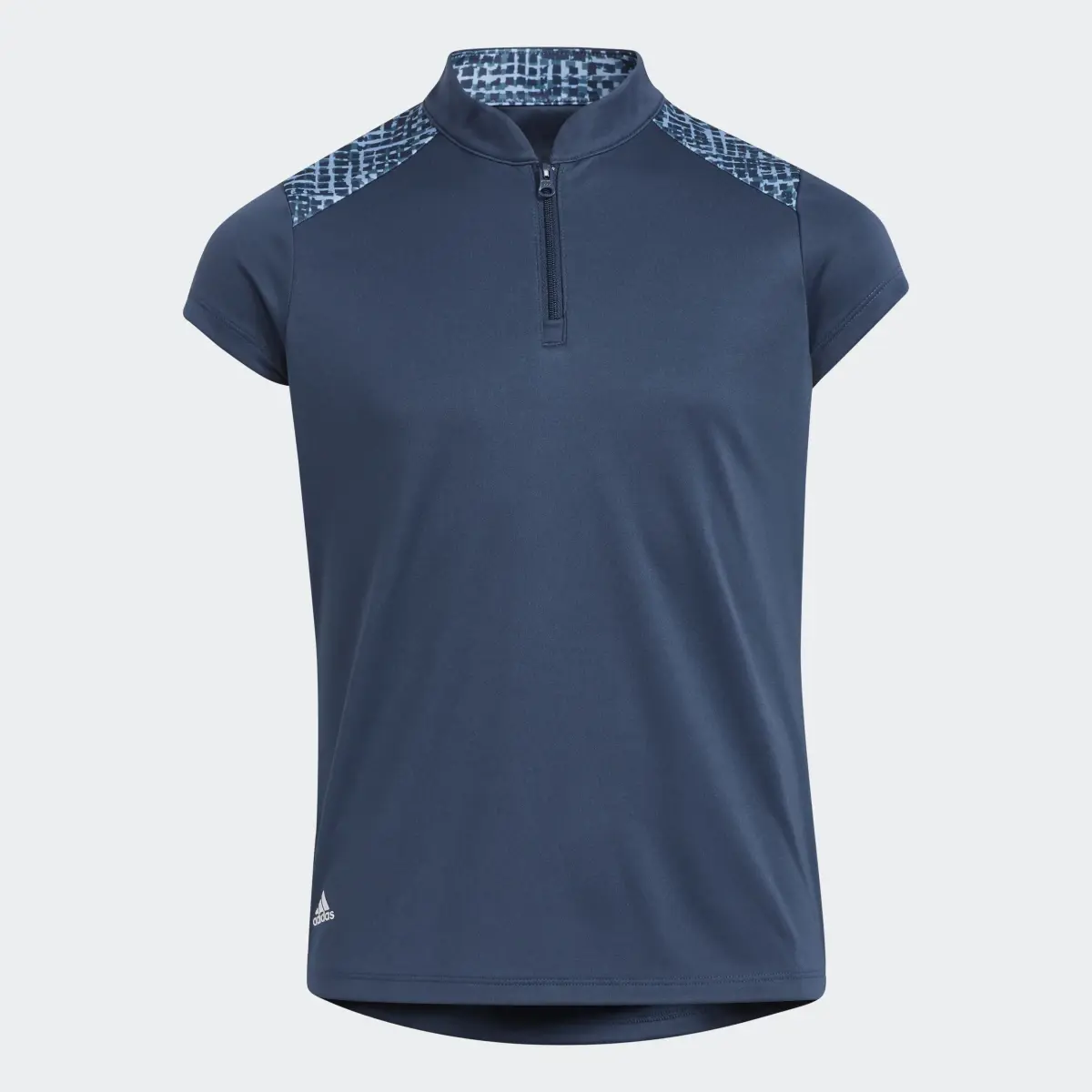 Adidas Mock Primegreen Polo Shirt. 1
