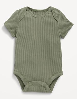 Unisex Short-Sleeve Bodysuit for Baby brown