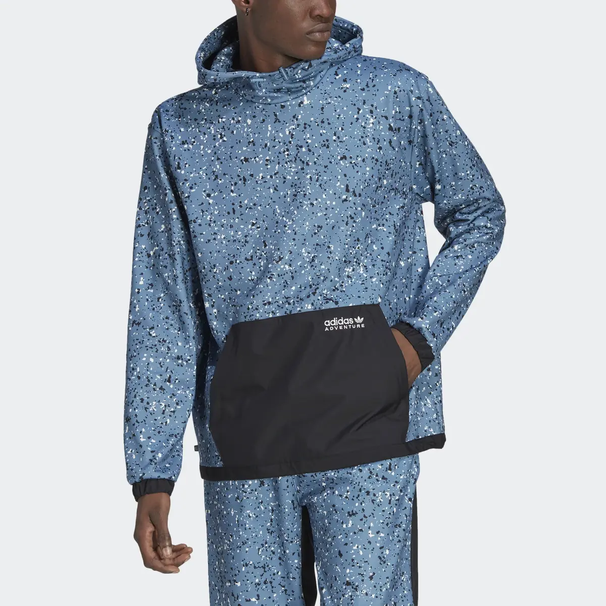 Adidas Adventure Winter Allover Print Hoodie. 1