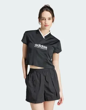 Tiro Colorblock Crop T-Shirt