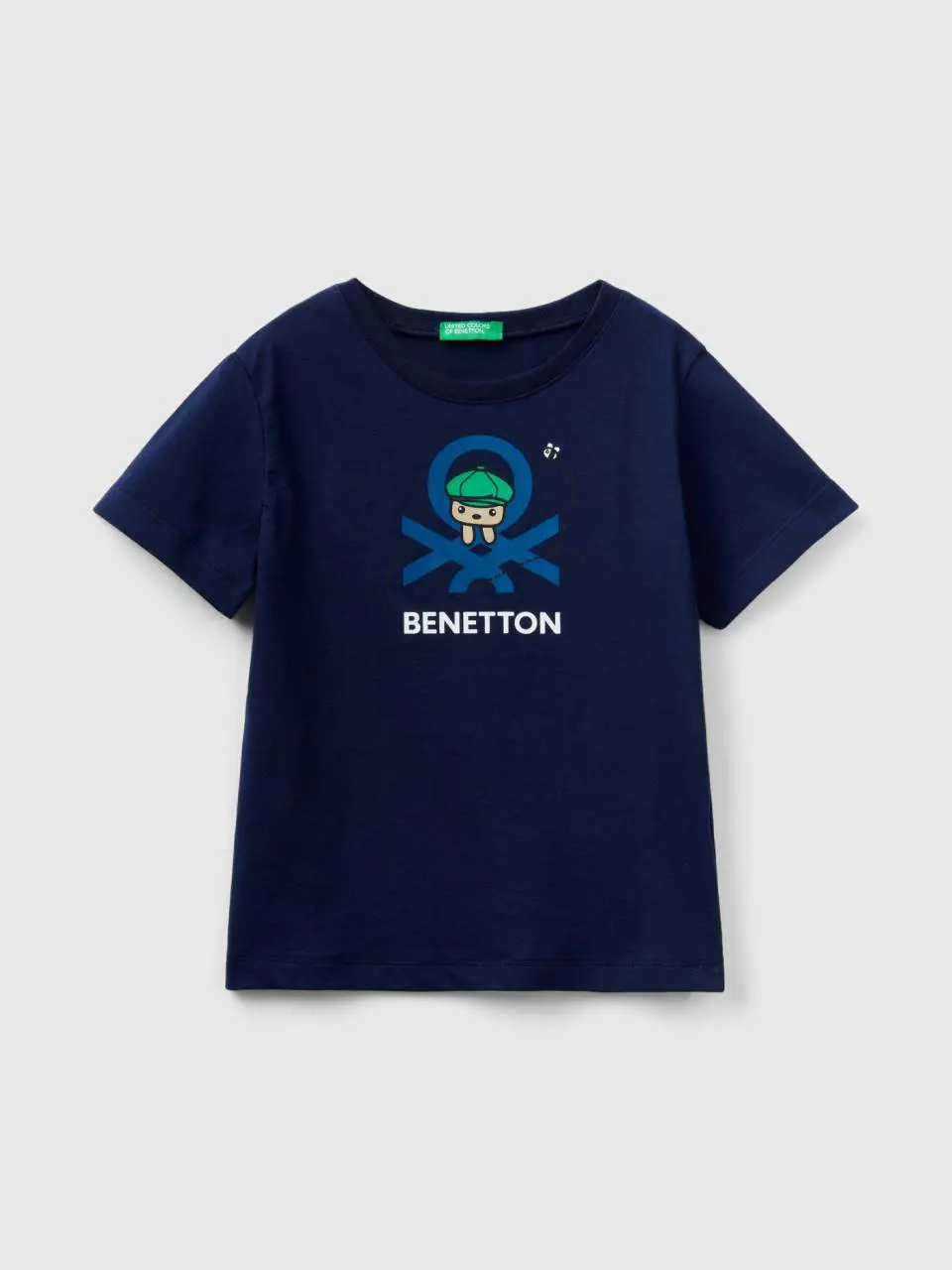 Benetton t-shirt with print in 100% organic cotton. 1