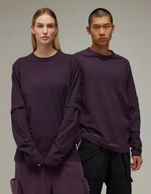 Adidas Y-3 Crepe Jersey Long Sleeve Tee