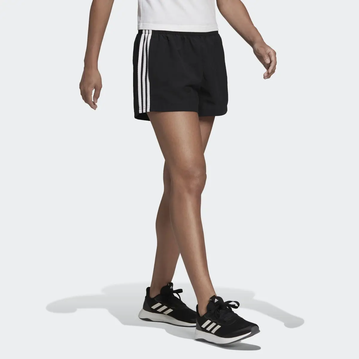 Adidas Essentials 3-Stripes Woven Shorts (Loose Fit). 3