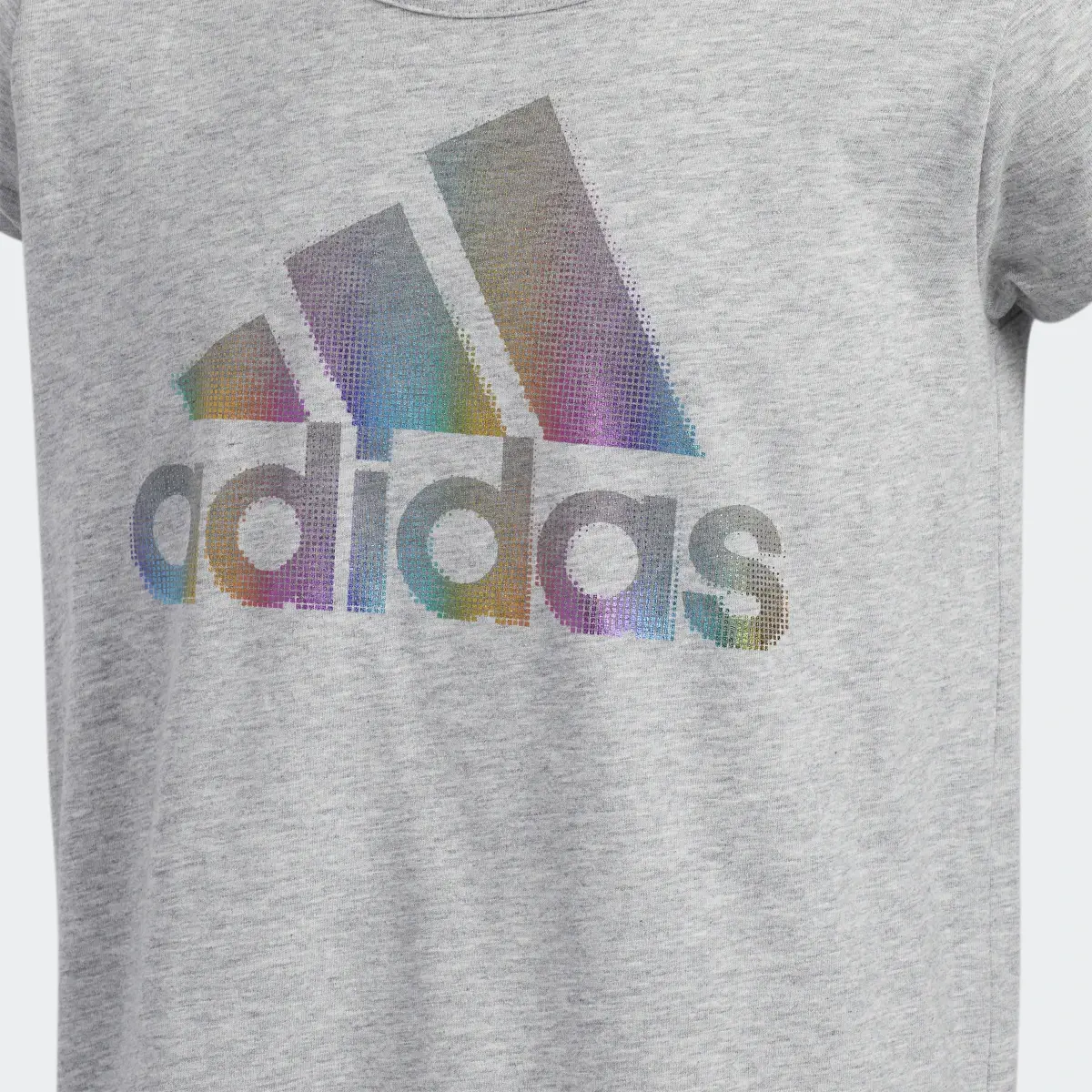 Adidas Heather Scoop Neck Tee (Extended Size). 3