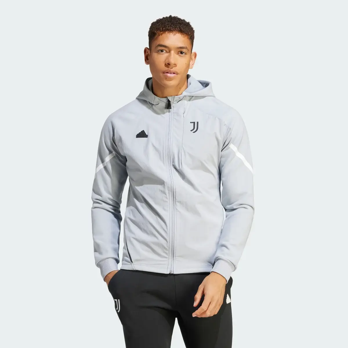 Adidas Juventus Designed for Gameday Full-Zip Hoodie. 2