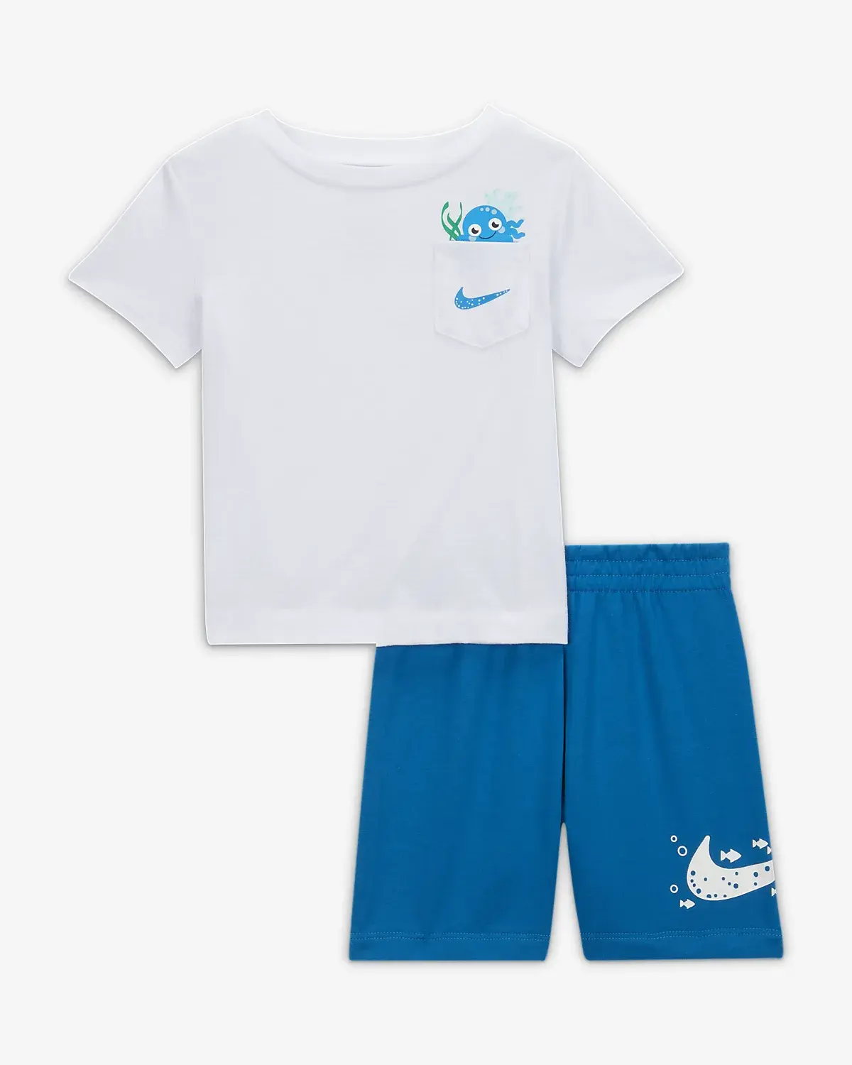 Nike Sportswear Coral Reef Jersey Tee and Shorts Set. 1