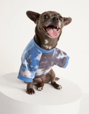 Crew-Neck Sweatshirt for Pets blue