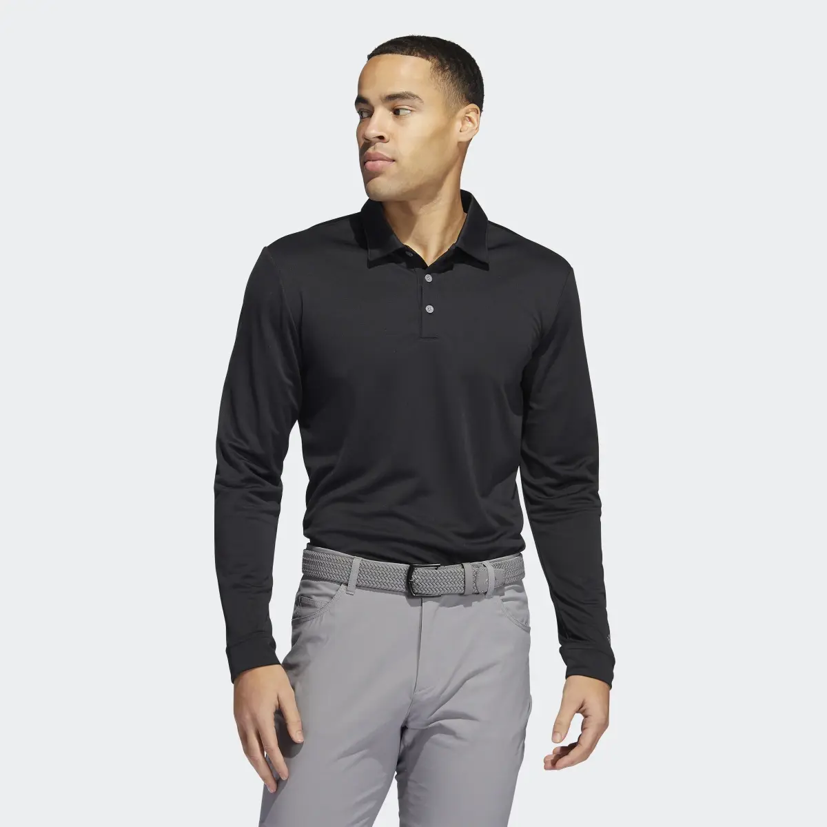 Adidas Long Sleeve Golf Polo Shirt. 2