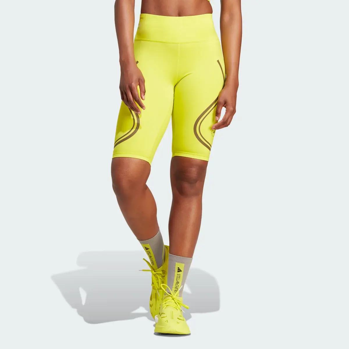 Adidas by Stella McCartney TruePace Running kurze Leggings. 1