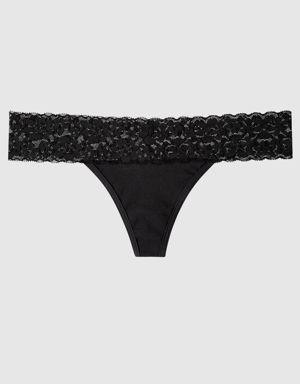 Remix Cotton Thong Panty