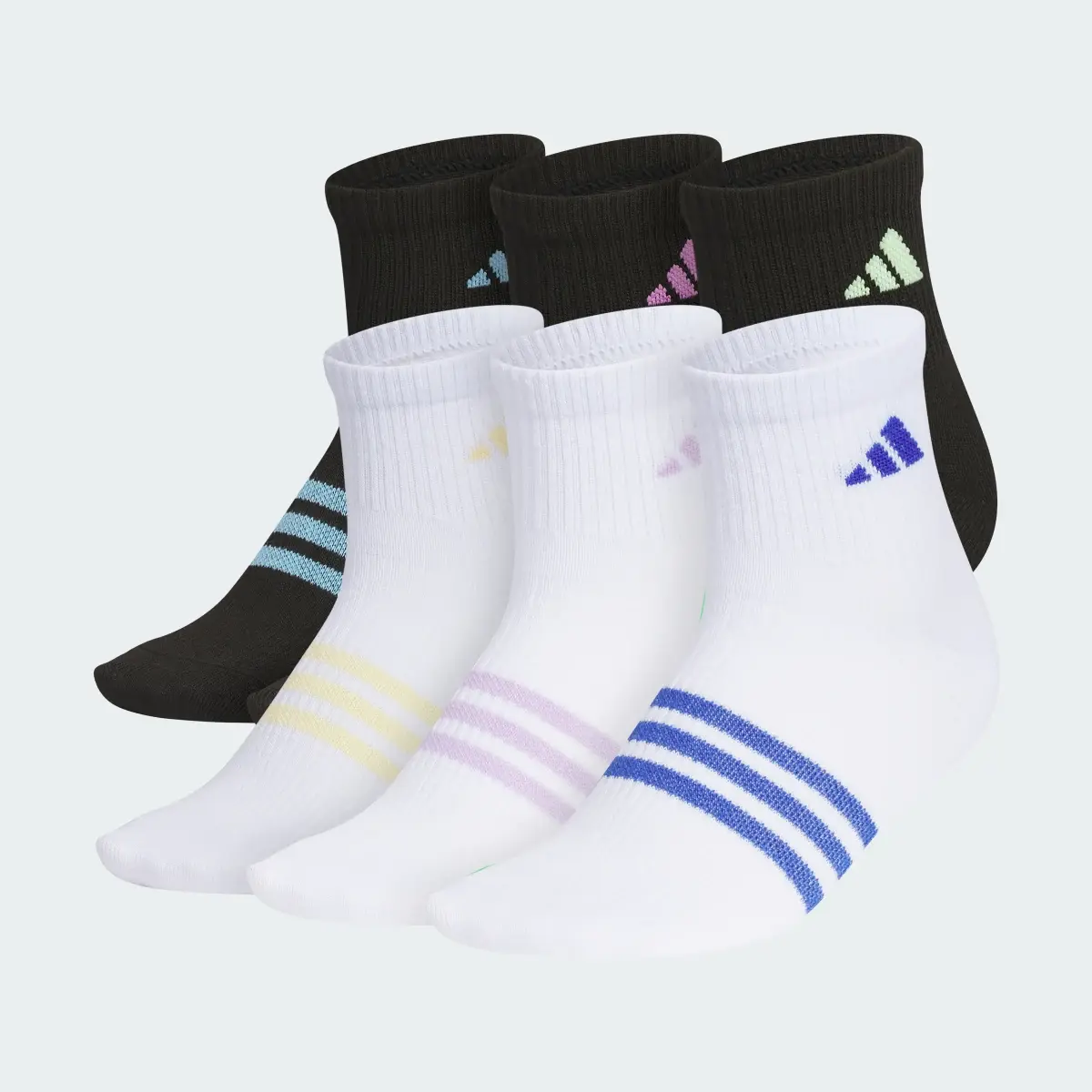 Adidas Superlite 3.0 6-Pack Quarter Socks Kids. 2