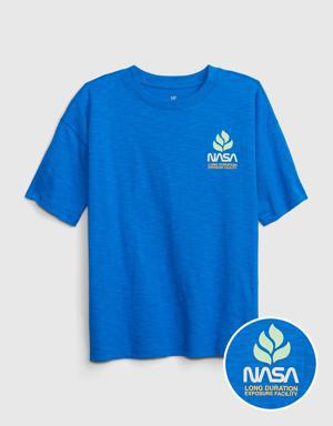 Kids NASA Graphic T-Shirt blue