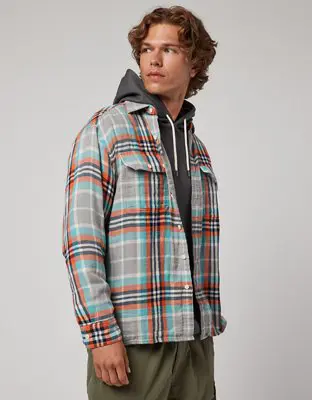 American Eagle 24/7 Venture Out Flannel Shirt. 1