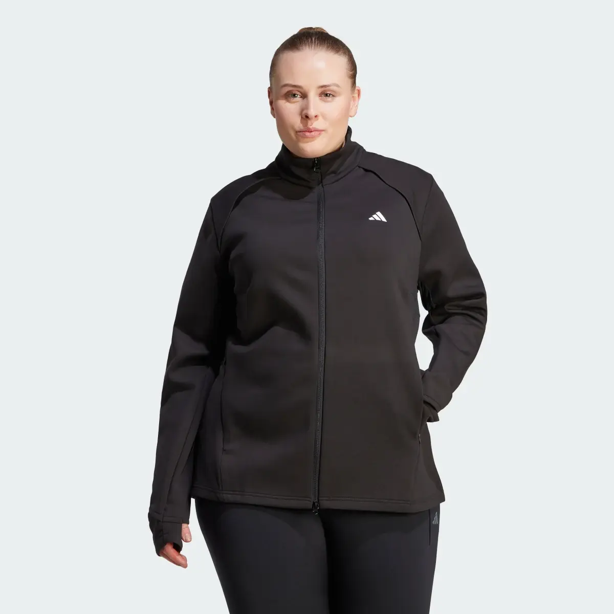 Adidas Cover-Up Trainingsjacke – Große Größen. 2