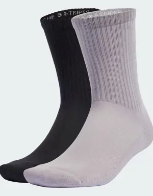 Cushioned Crew Socks 2 Pairs