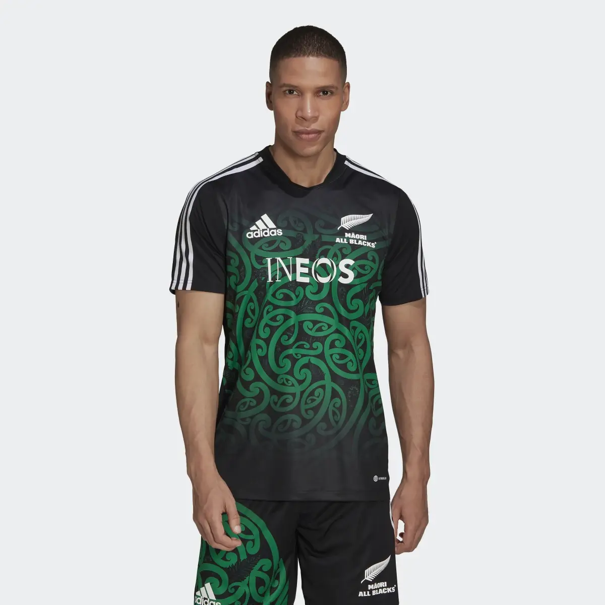 Adidas Camiseta Maori All Blacks Rugby Performance. 2