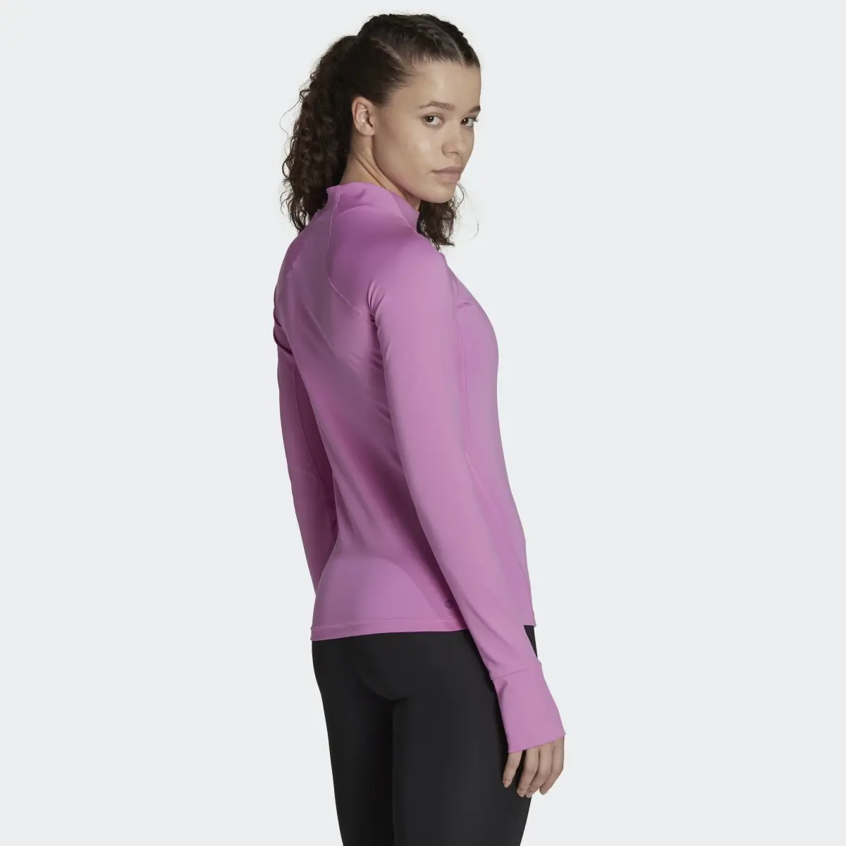 Adidas Techfit AEROREADY Warm Long Sleeve Training Top. 3