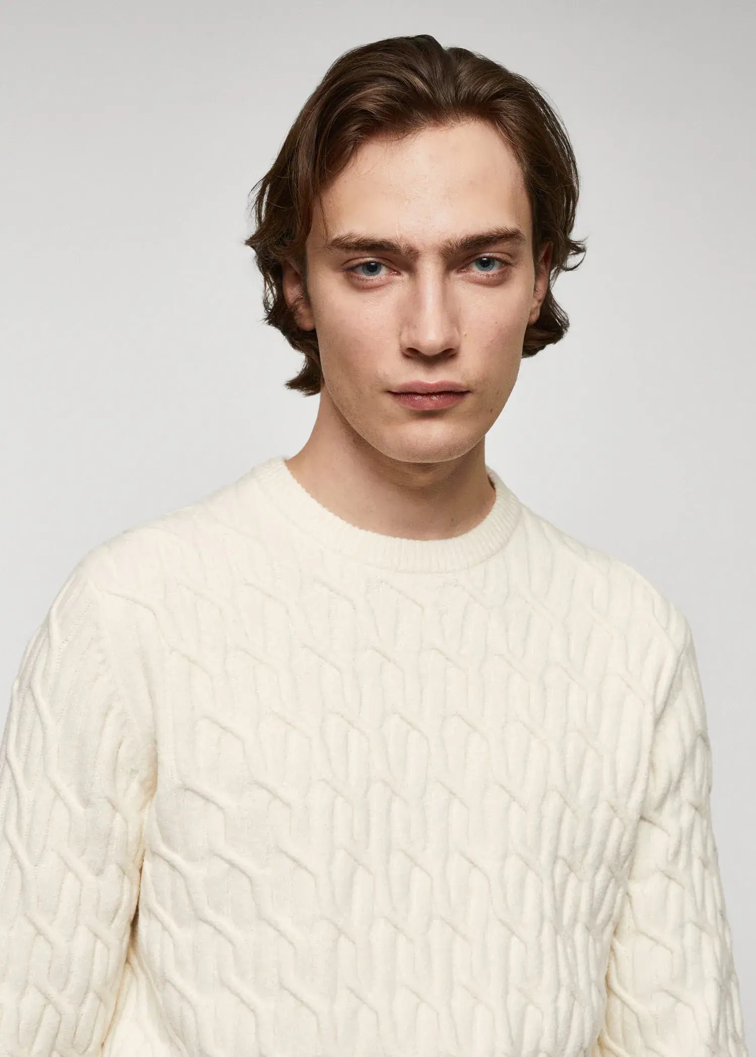 Mango Braided knitted sweater. 1