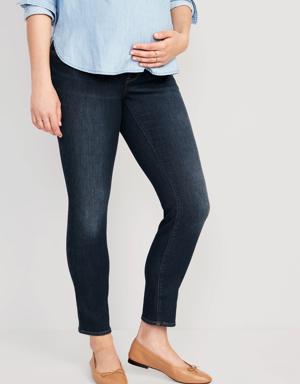Maternity Full-Panel Universal Straight Jeans blue