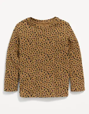 Unisex Long-Sleeve T-Shirt for Toddler brown