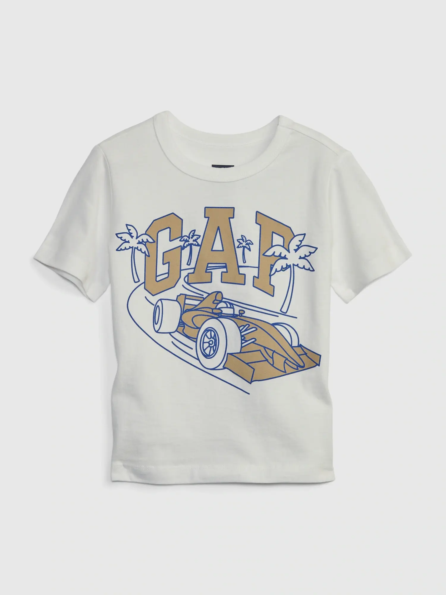 Gap Toddler 100% Organic Cotton Mix and Match Graphic T-Shirt white. 1