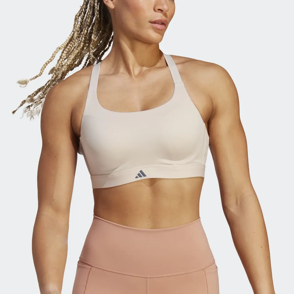Adidas Tailored Impact Luxe Training High-Support Bra. 1