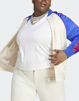 Satin SST Track Jacket (Plus Size)