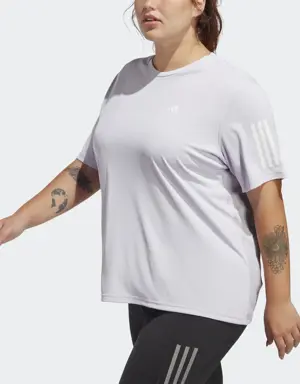 Adidas T-shirt Own the Run (Curvy)