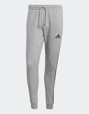 Adidas Essentials Fleece Fitted 3-Stripes Pants