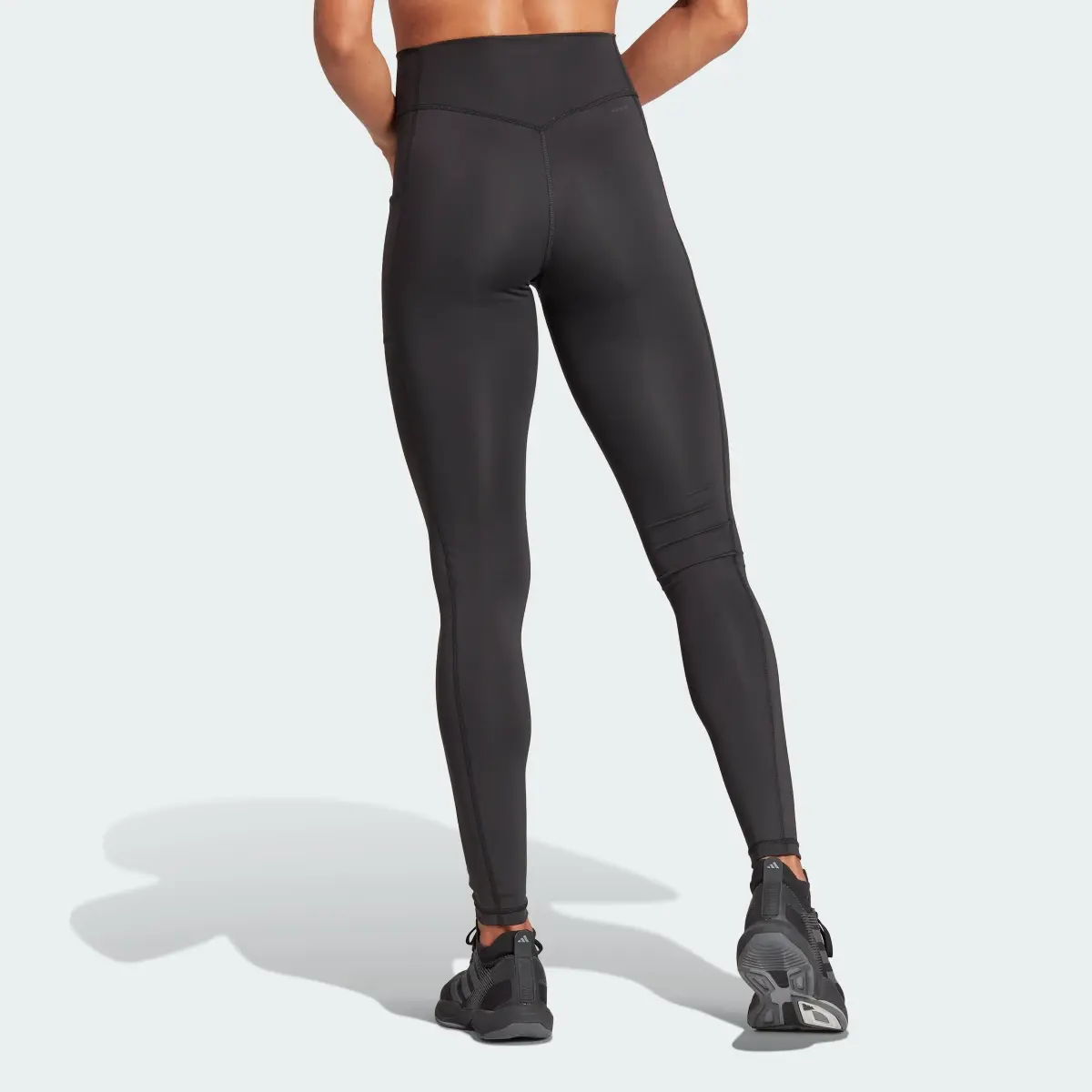 Adidas OPTIME STASH HR 1/1 LEGGINGS. 2