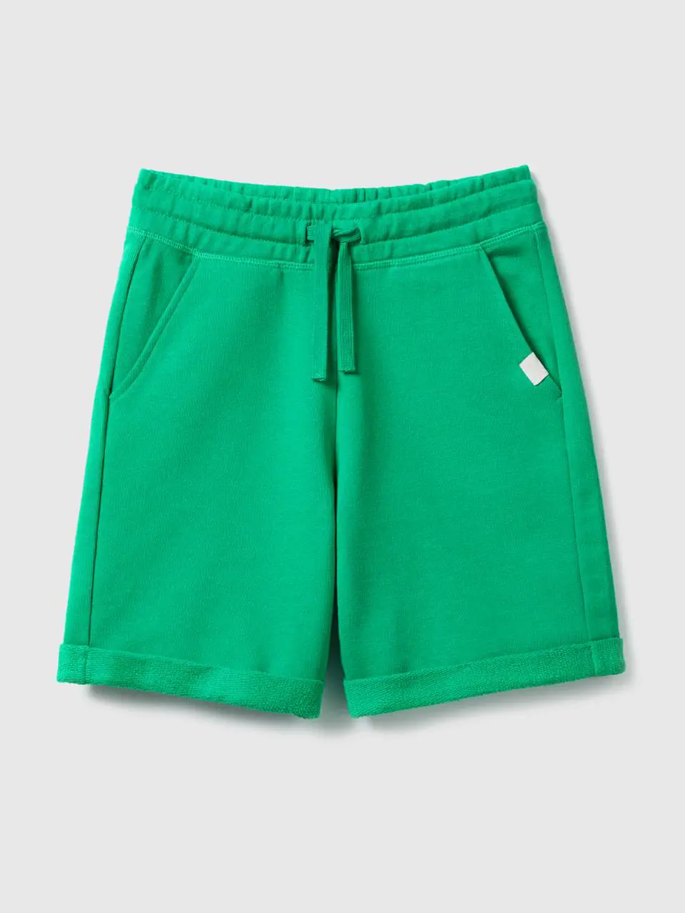 Benetton bermudas in pure cotton sweat. 1