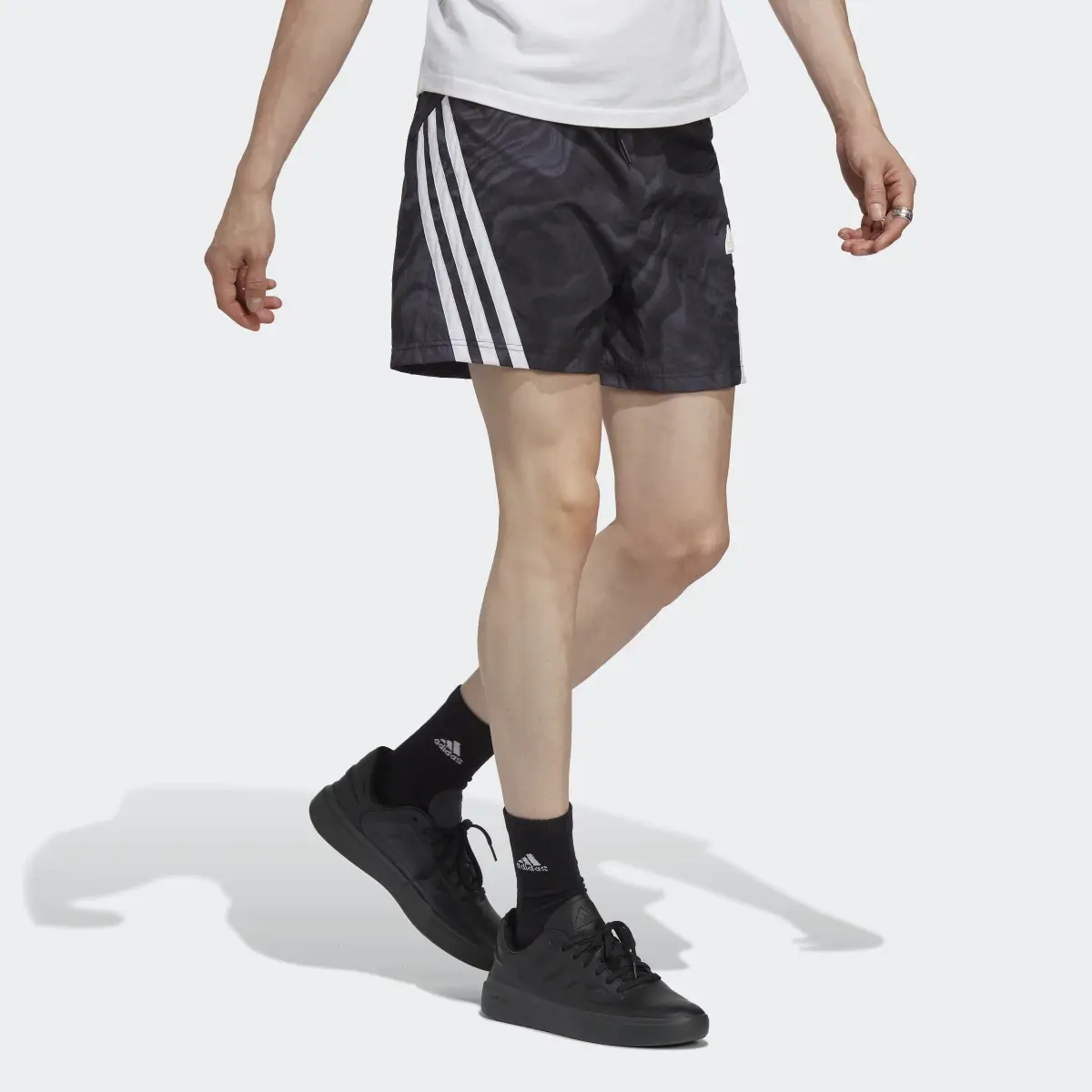 Adidas Future Icons Allover Print Şort. 3
