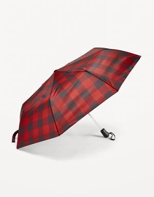 Compact Automatic Umbrella red