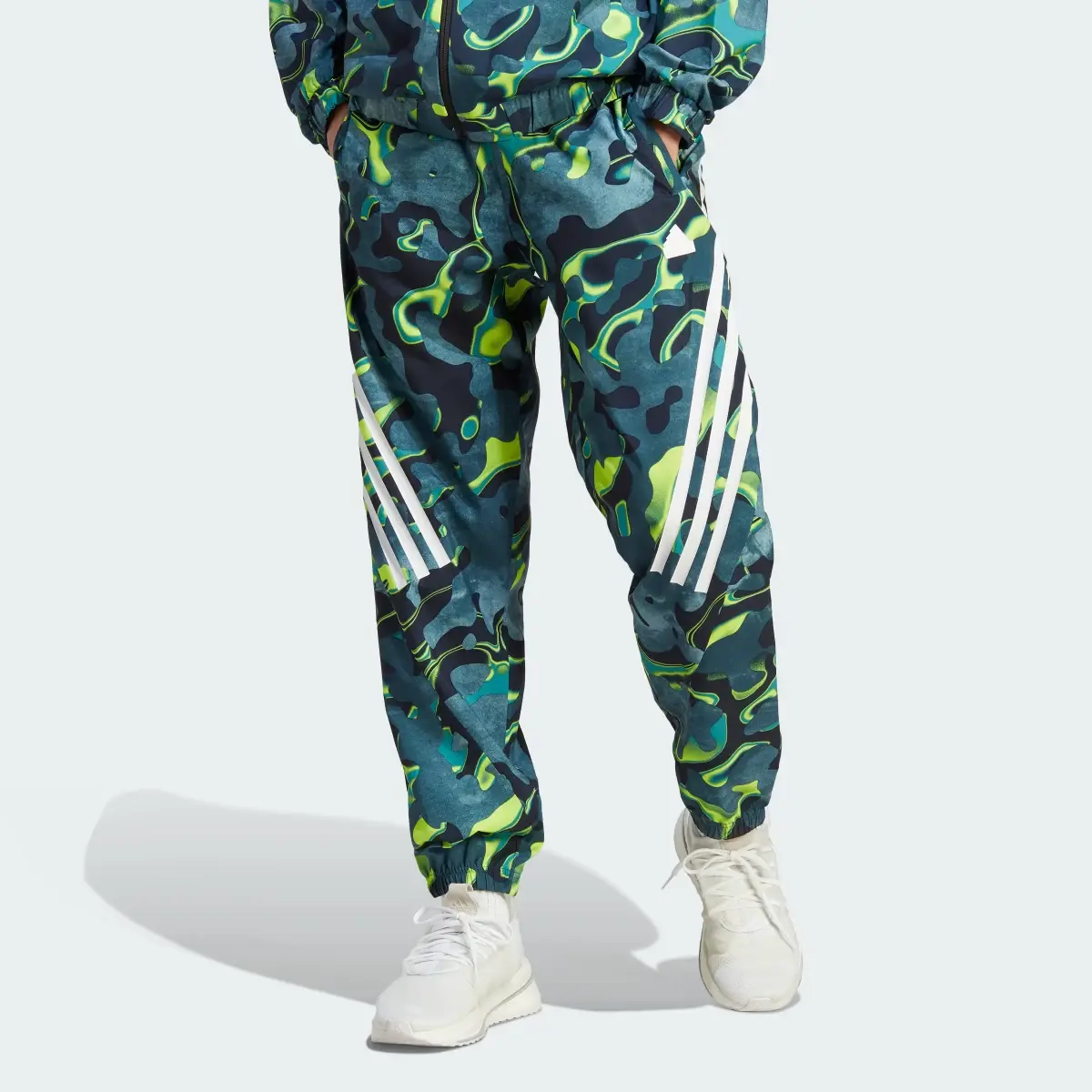 Adidas Future Icons Allover Print Pants. 1