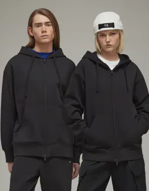 Adidas Veste à capuche zippée en molleton de coton bio Y-3