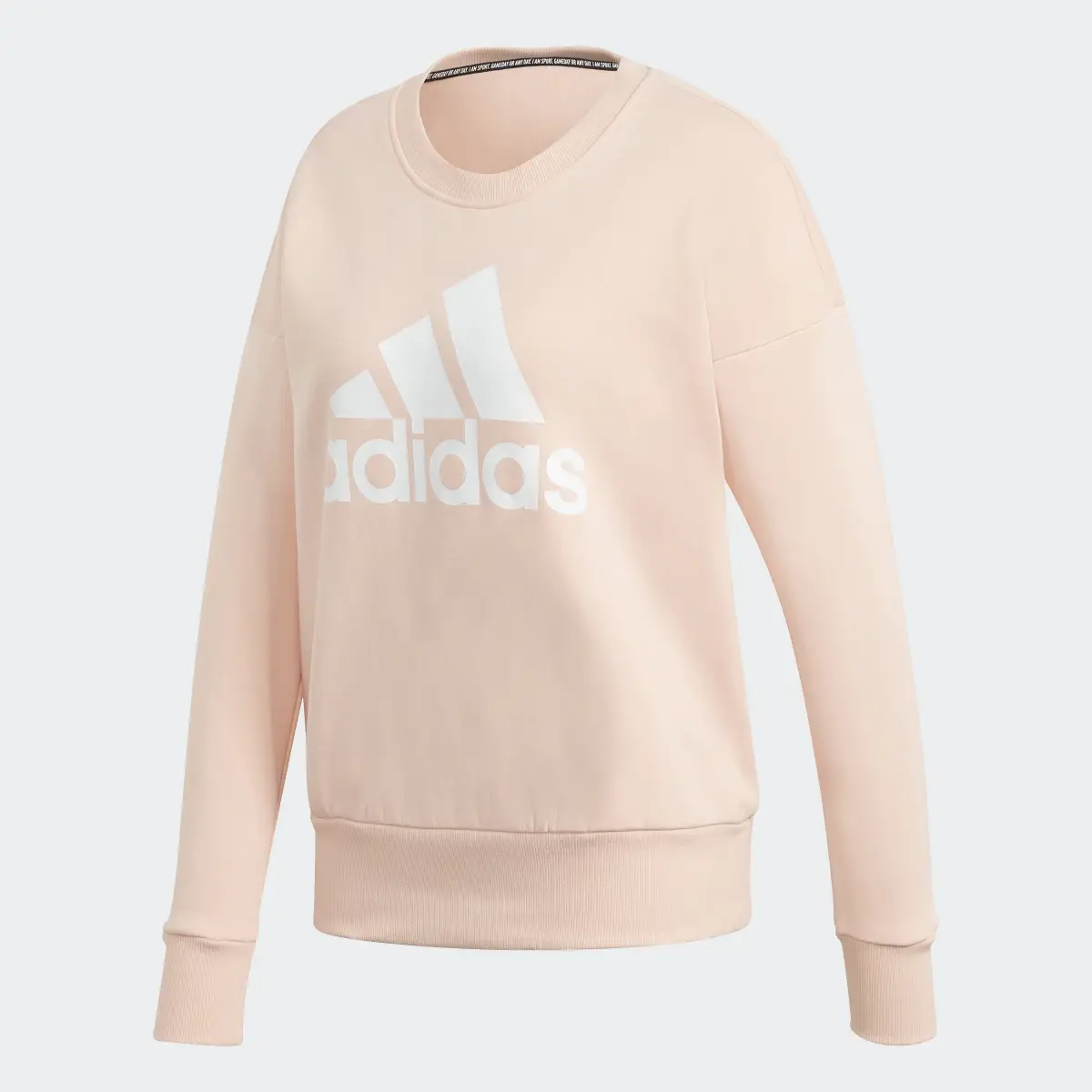 Adidas Badge of Sport Crew Sweatshirt. 1