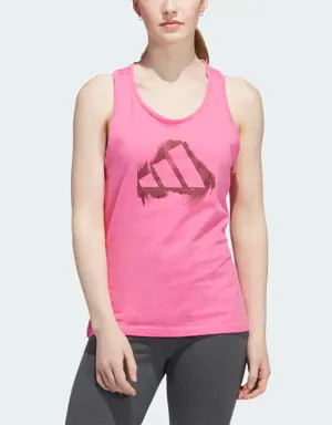 Adidas 3 Bar Logo Graphic Tank Top