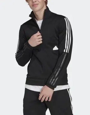 3-Stripes Fitted Track Top