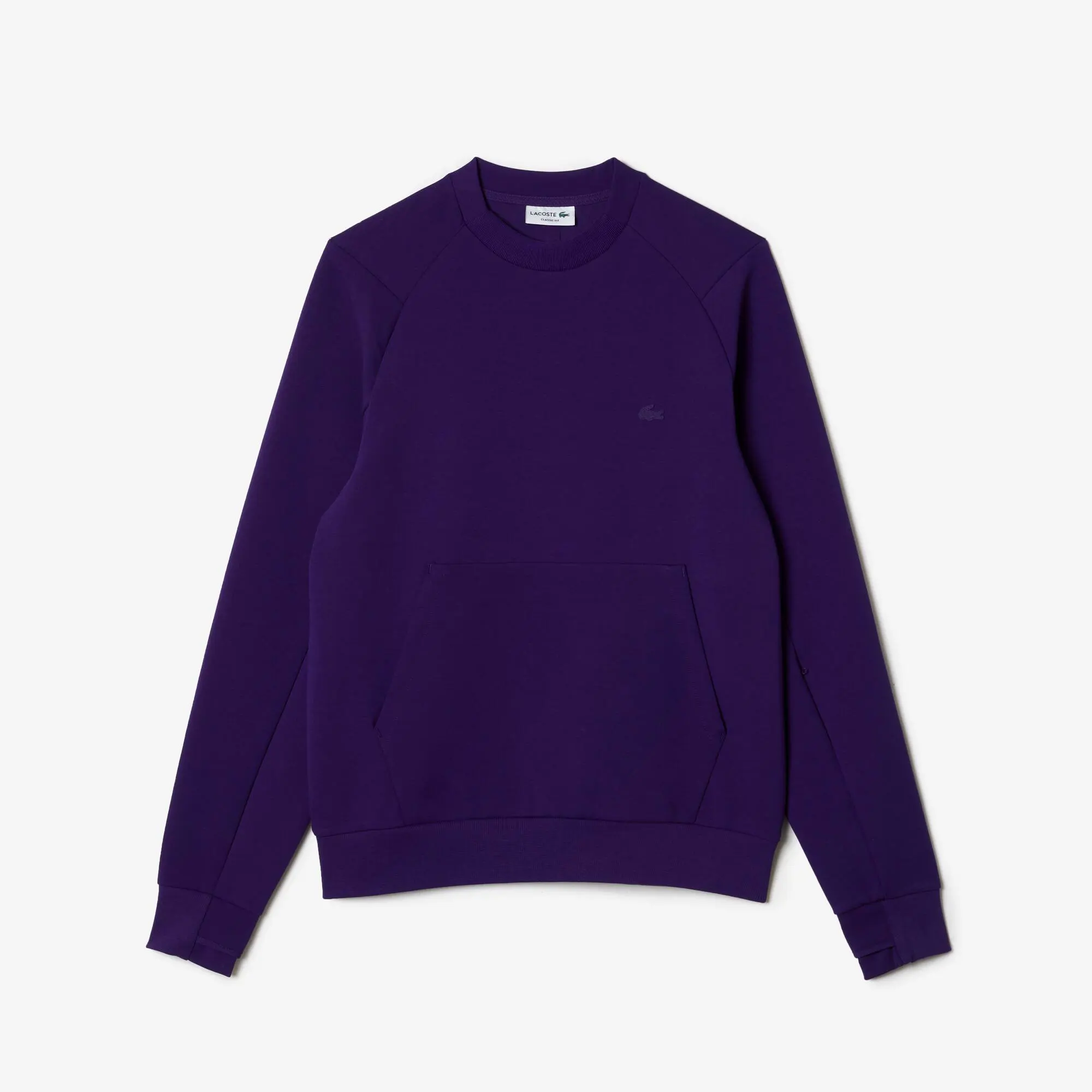 Lacoste Sudadera Jogger de hombre en mezcla de algodón con bolsillo tipo canguro y cuello redondo. 2 Lacoste Sudadera Jogger de hombre en mezcla de algodón con bolsillo tipo canguro y cuello redondo. 2