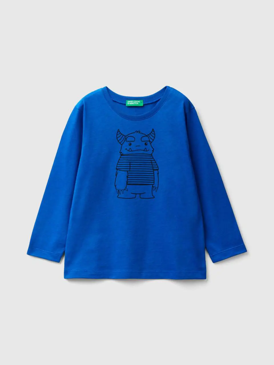 Benetton sweater in cotton with print. 1