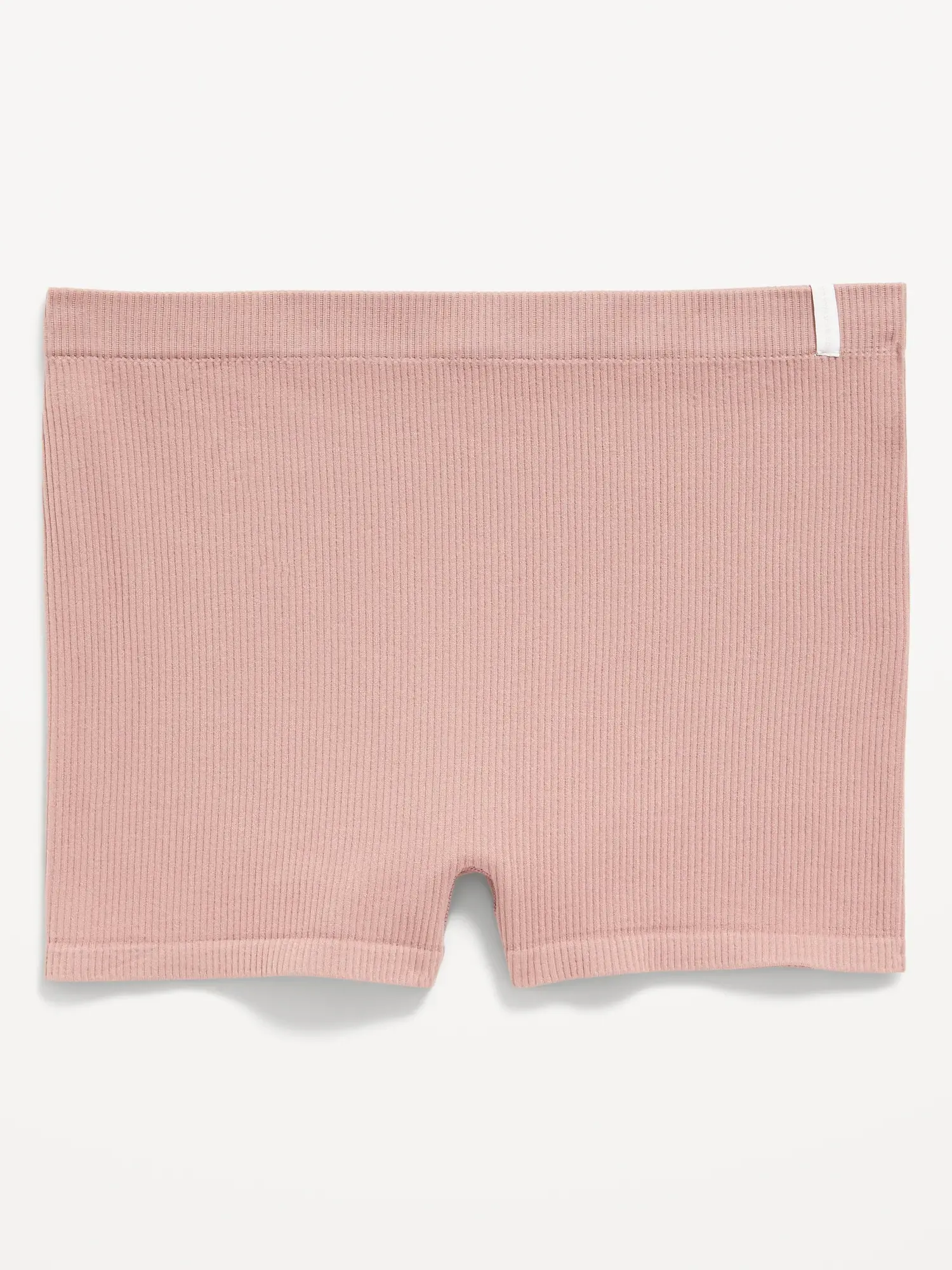 Old Navy Seamless Mid-Rise Rib-Knit Boyshort Underwear for Women pink. 1