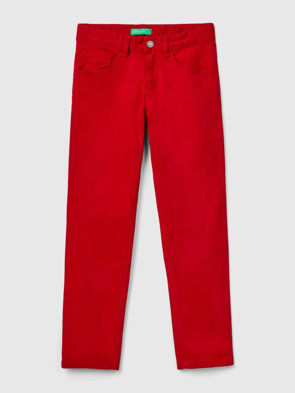 Benetton five-pocket slim fit trousers. 1