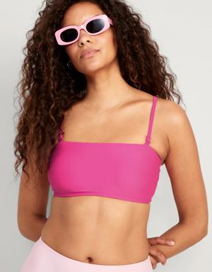 Old Navy Bandeau Swim Top for Women pink