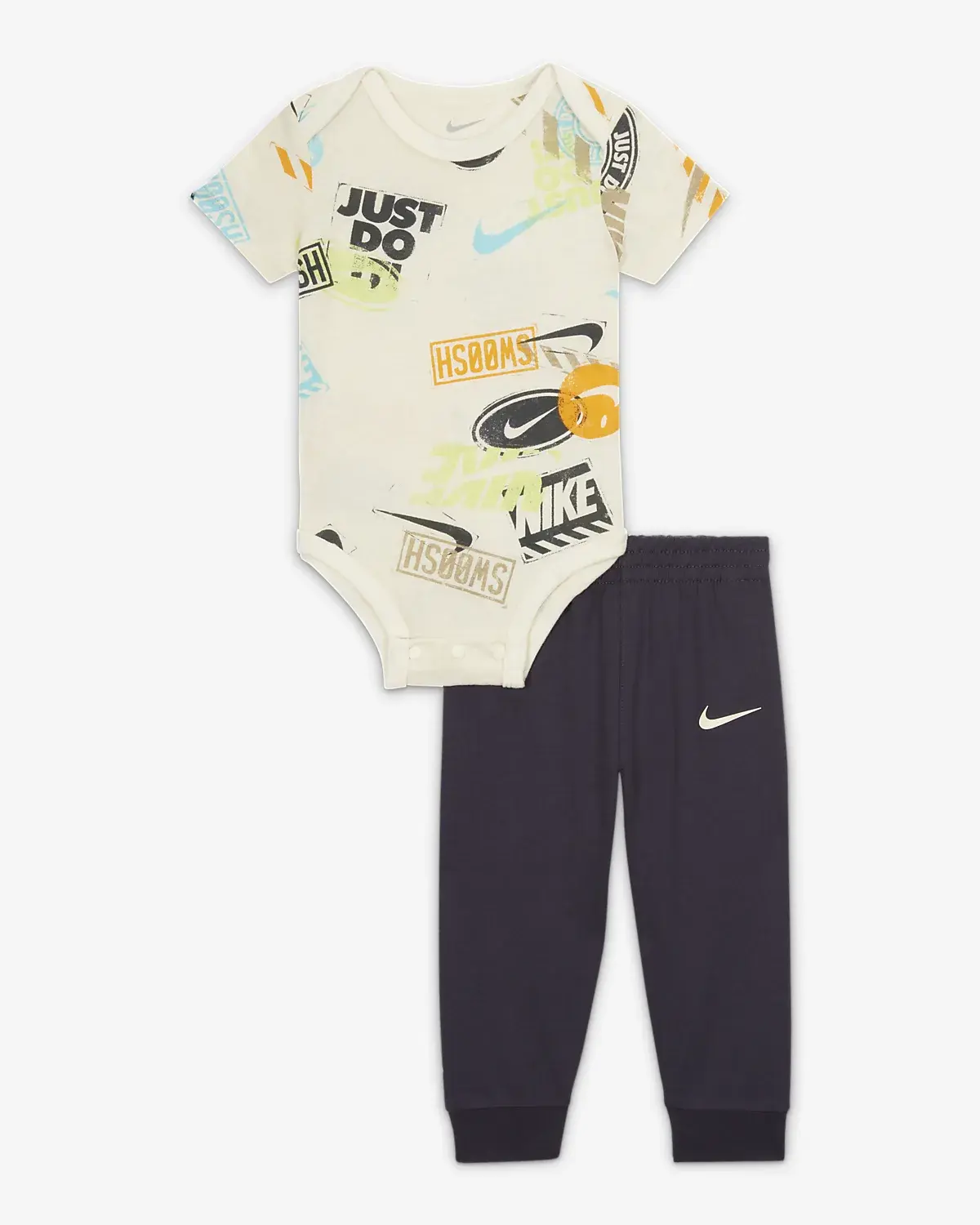 Nike Zestaw body i spodnie z nadrukiem Nike Wild Air. 1