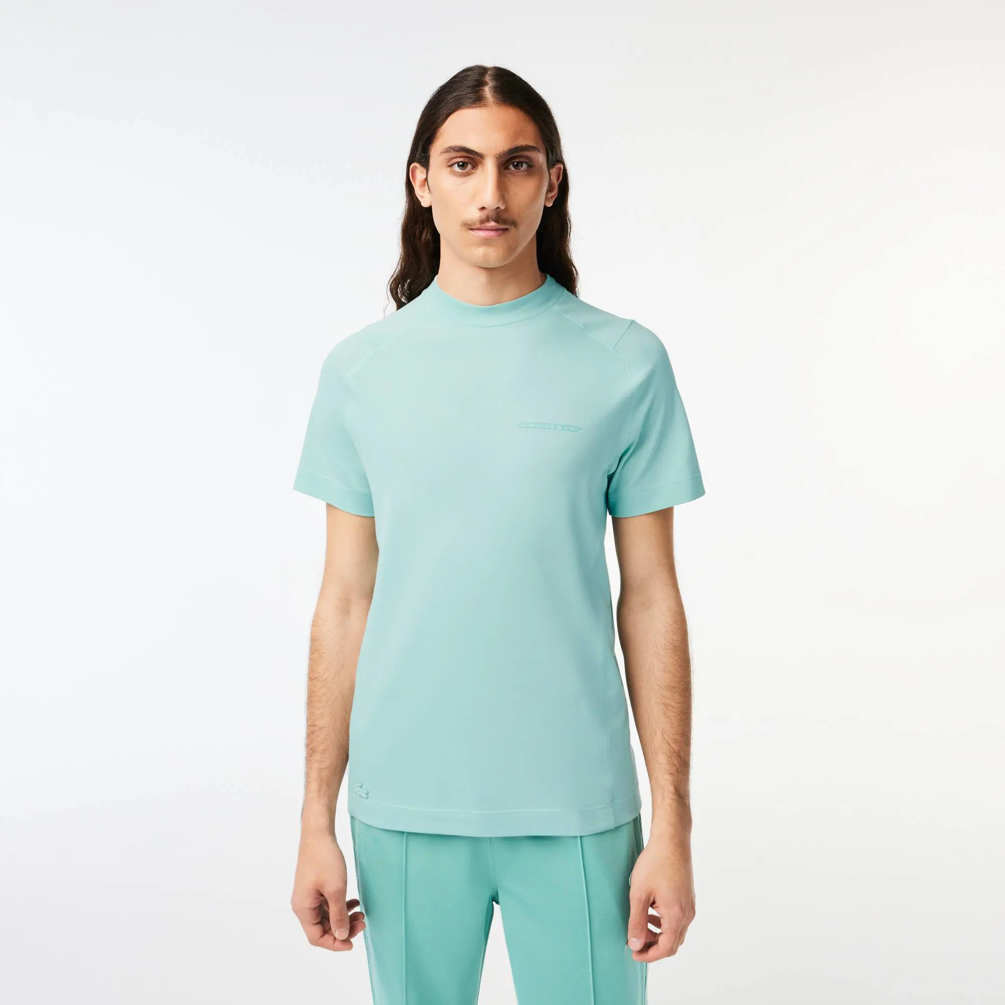 Lacoste Men’s Lacoste Slim Fit Organic Cotton Piqué T-shirt. 1